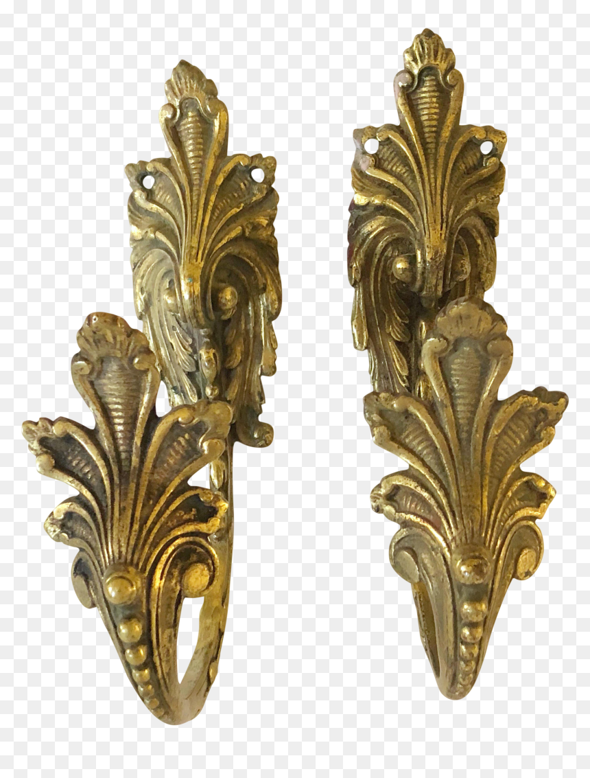Antique, HD Png Download - gold curtains png