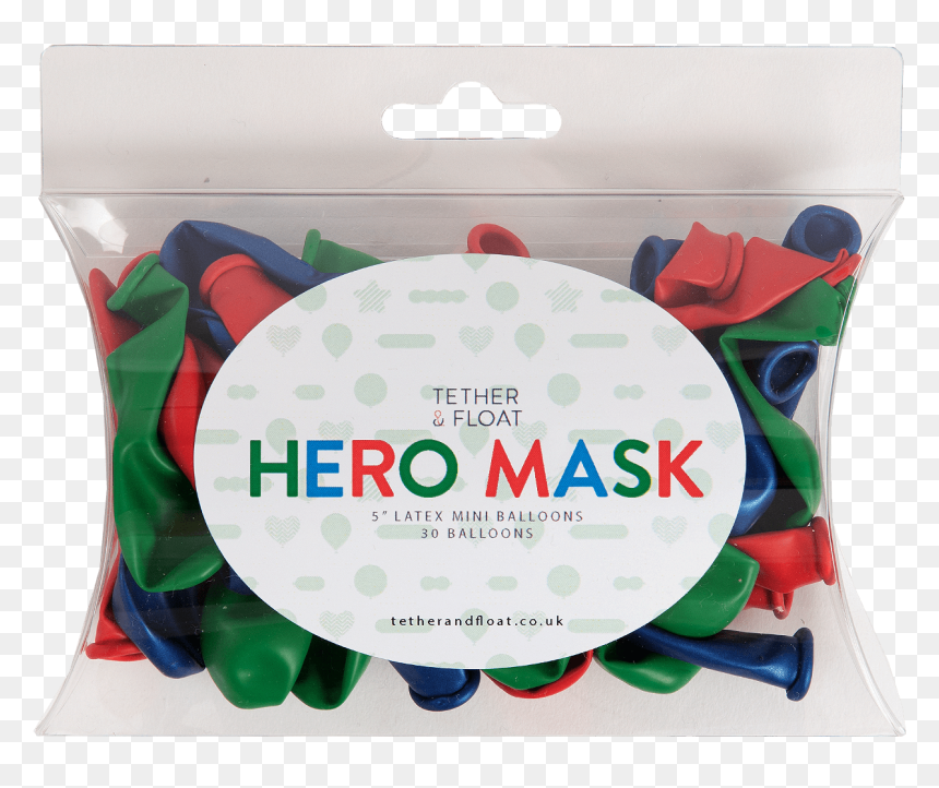 Hero Mask Mini Balloons - Birthday Candle, HD Png Download - hero mask png