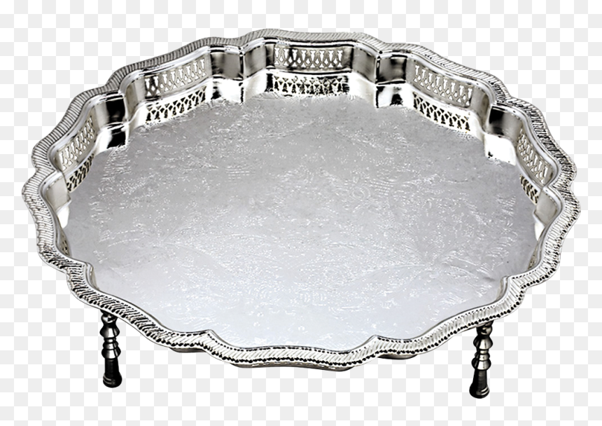 Serving Tray, HD Png Download - silver tray png