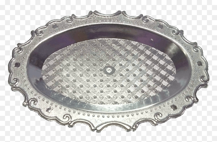 Circle, HD Png Download - silver tray png