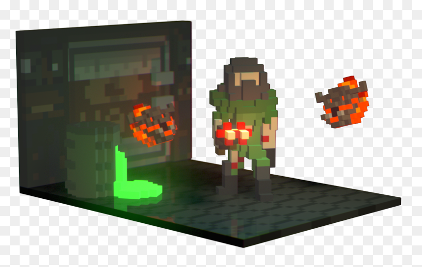Futuristic City Png -voxel Futuristic City - Interlocking Block, Transparent Png - futuristic city png