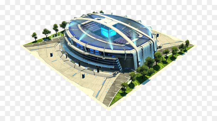 Anno 2205 Buildings Png, Transparent Png - futuristic city png