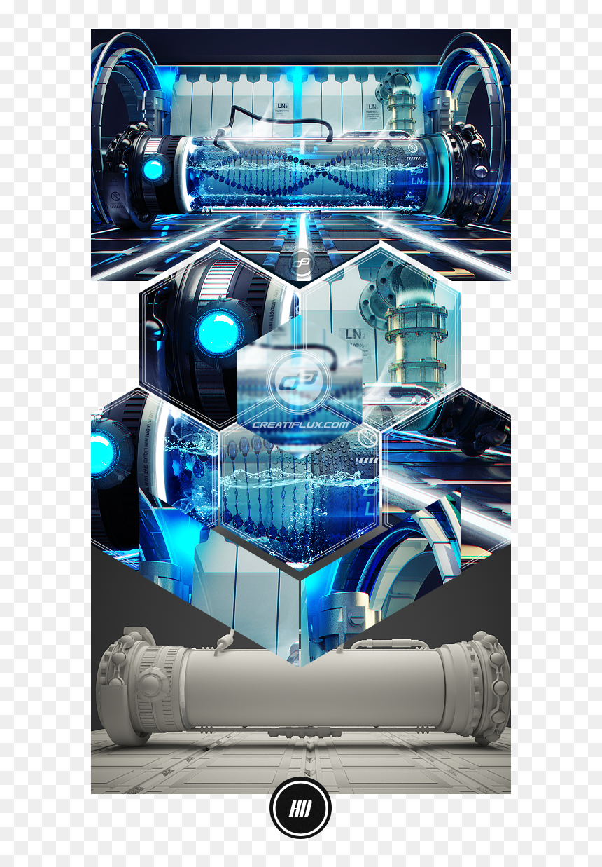 Transparent Futuristic City Png - Sci Fi Genetics Lab, Png Download - futuristic city png