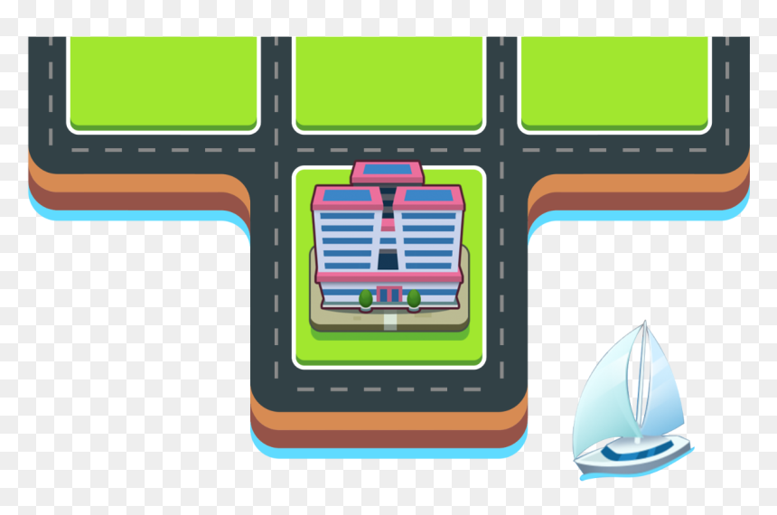 Boat, HD Png Download - futuristic city png