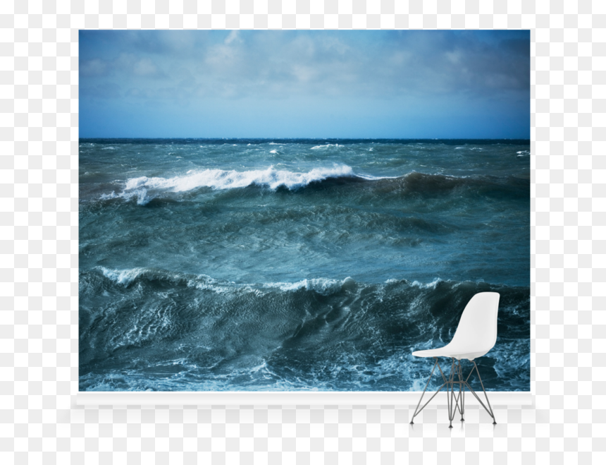 Sea, HD Png Download - stormy sky png