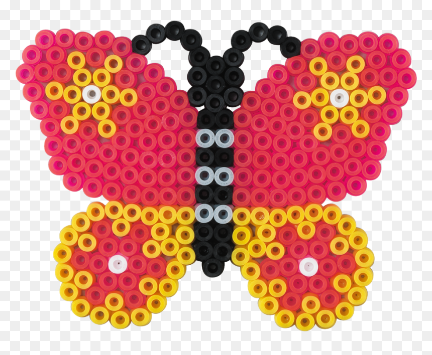 Butterfly With Hama Beads, HD Png Download - open present box png