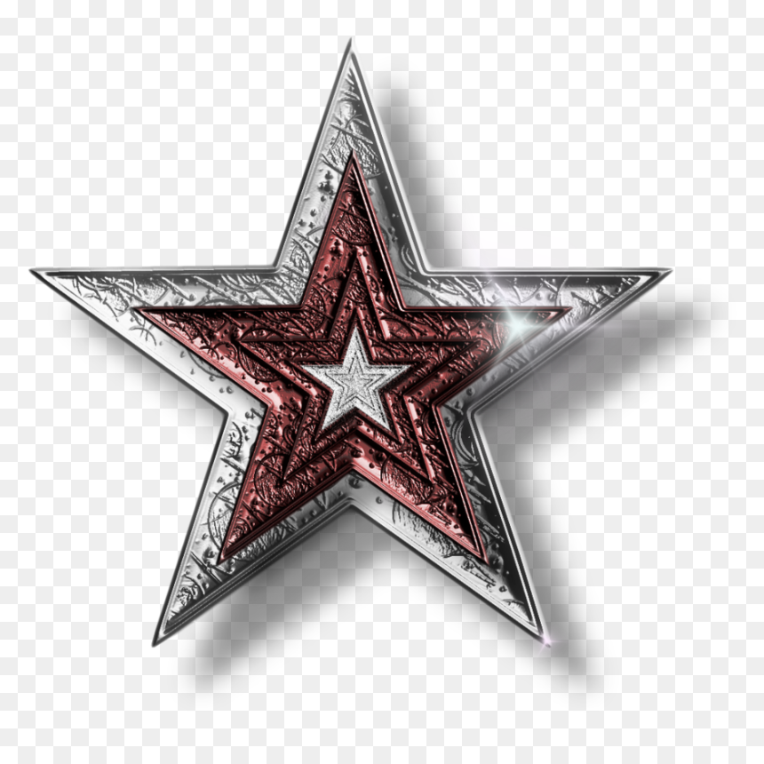 Transparent Colorful Star Clipart - Silver Star Png, Png Download - floating stars png