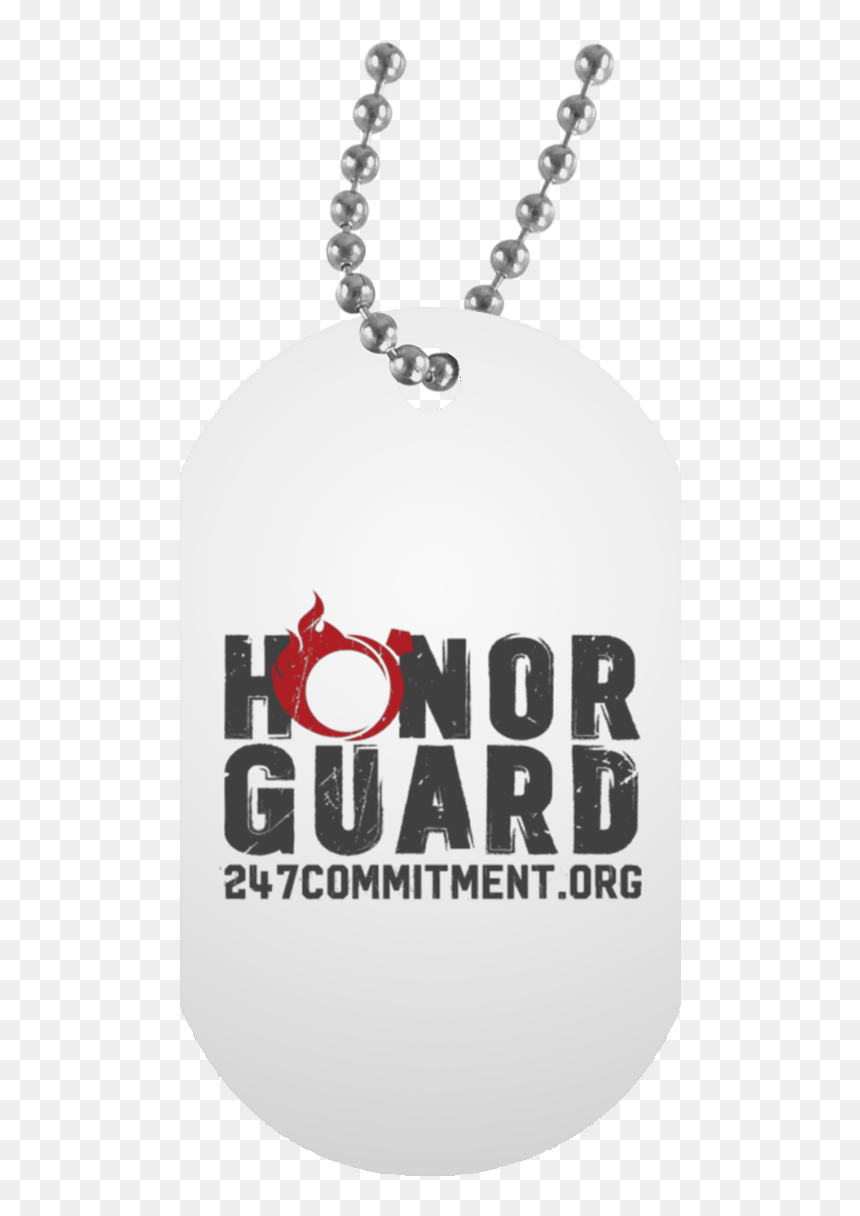 Honor Guard White Dog Tag"
 Class="lazyload Lazyload - Locket, HD Png Download - military dog tags png
