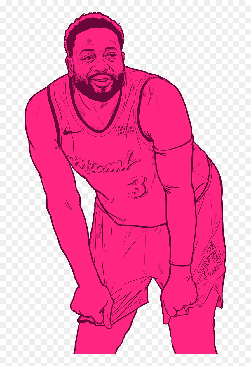 Illustration, HD Png Download - dwayne wade png