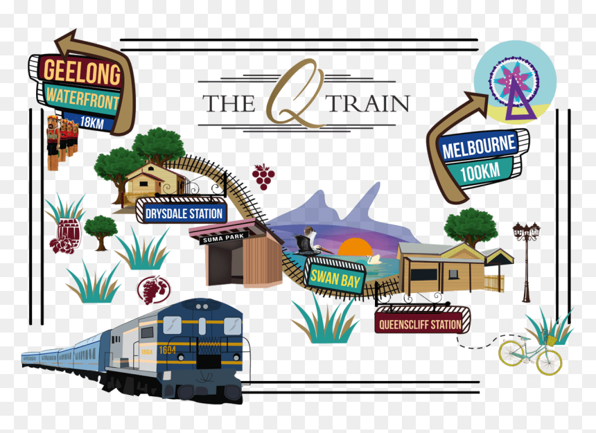 Q Train Drysdale, HD Png Download - train cartoon png