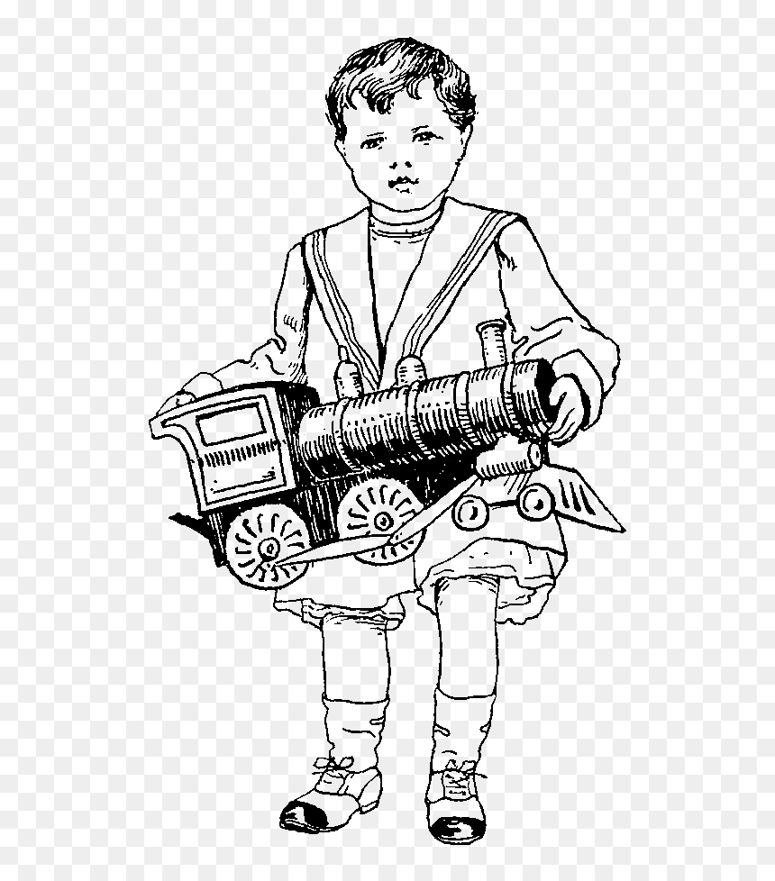Drawing Train Christmas - Sketch, HD Png Download - train cartoon png