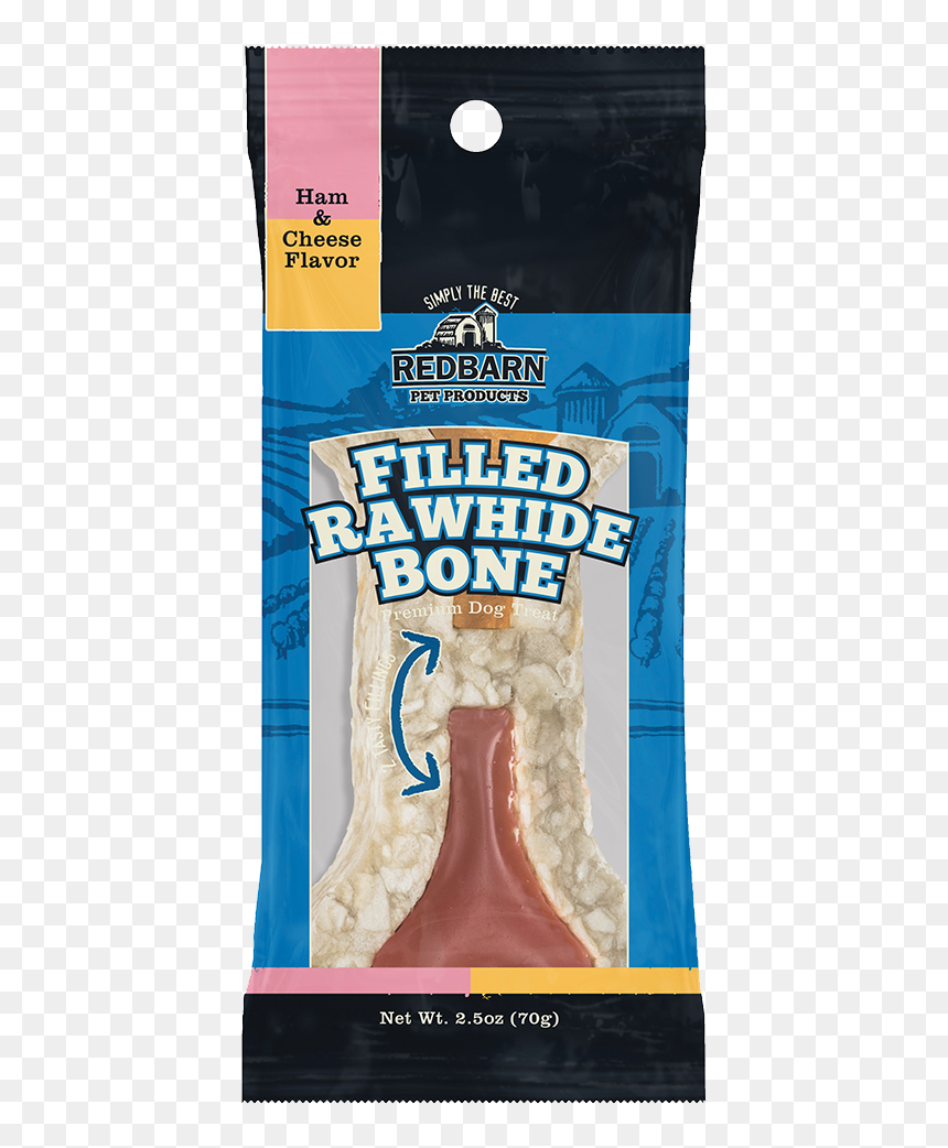 Filled Rawhide Bone For Dogs - Ham And Cheese Sandwich, HD Png Download - real bone png