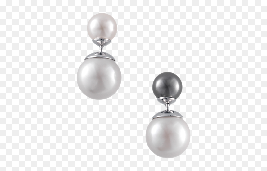 Earrings, HD Png Download - white pearls png