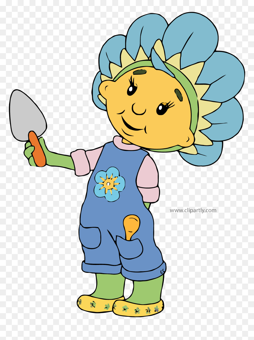 Fifi And The Flowertots Fifi, HD Png Download - shovel clipart png