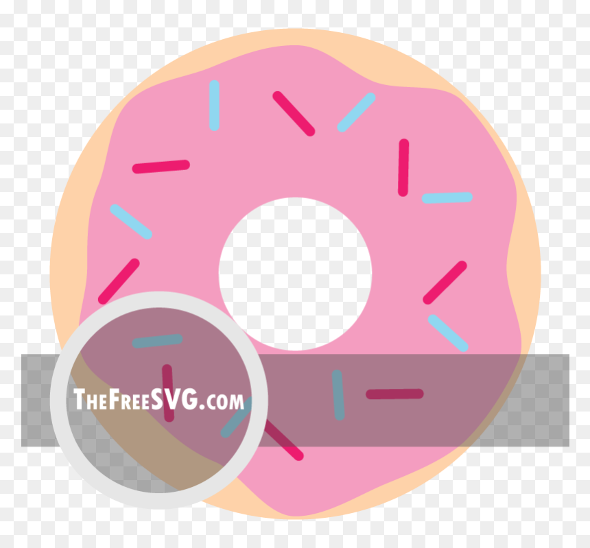 Baking, HD Png Download - pink donut png