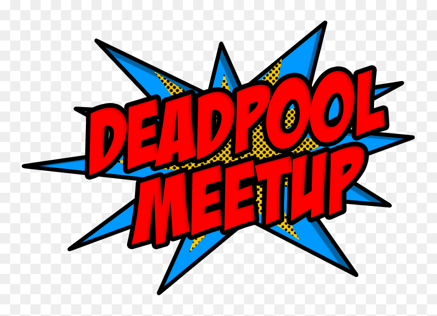 Nycc Deadpool Meetup In Times Square - Graphic Design, HD Png Download - square design png