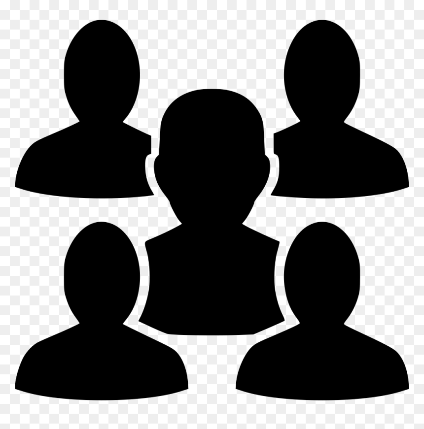 Silhouette, HD Png Download - friends silhouette png