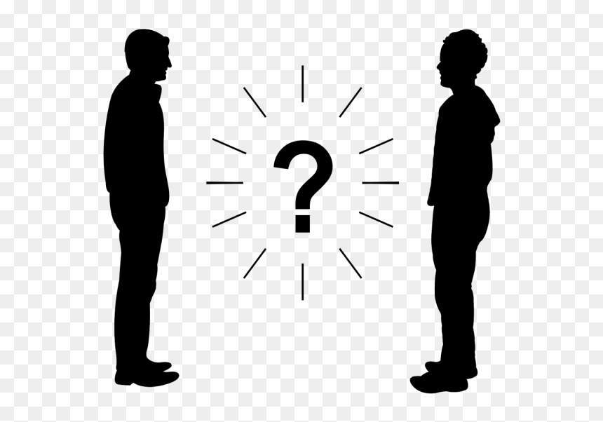 Two Friends Png, Transparent Png - friends silhouette png