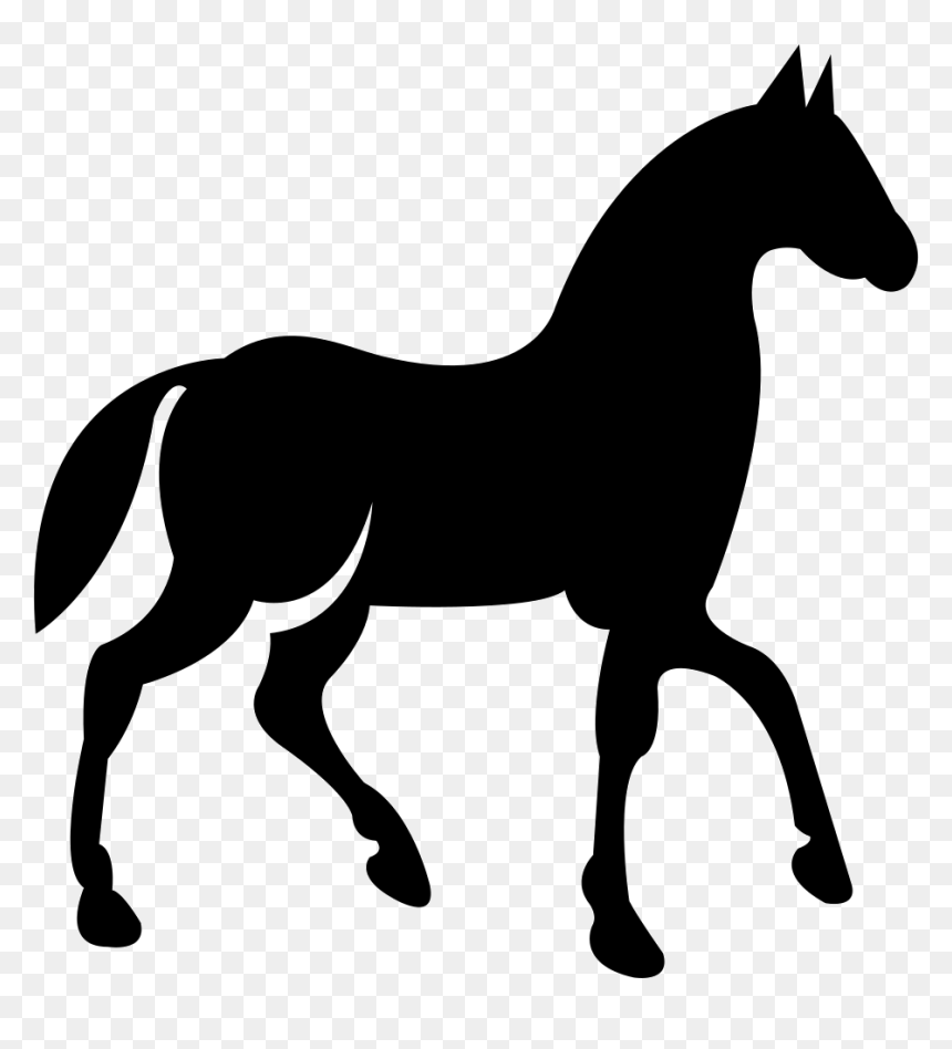 Horse Riding Icon Vector Png, Transparent Png - horse hoof png