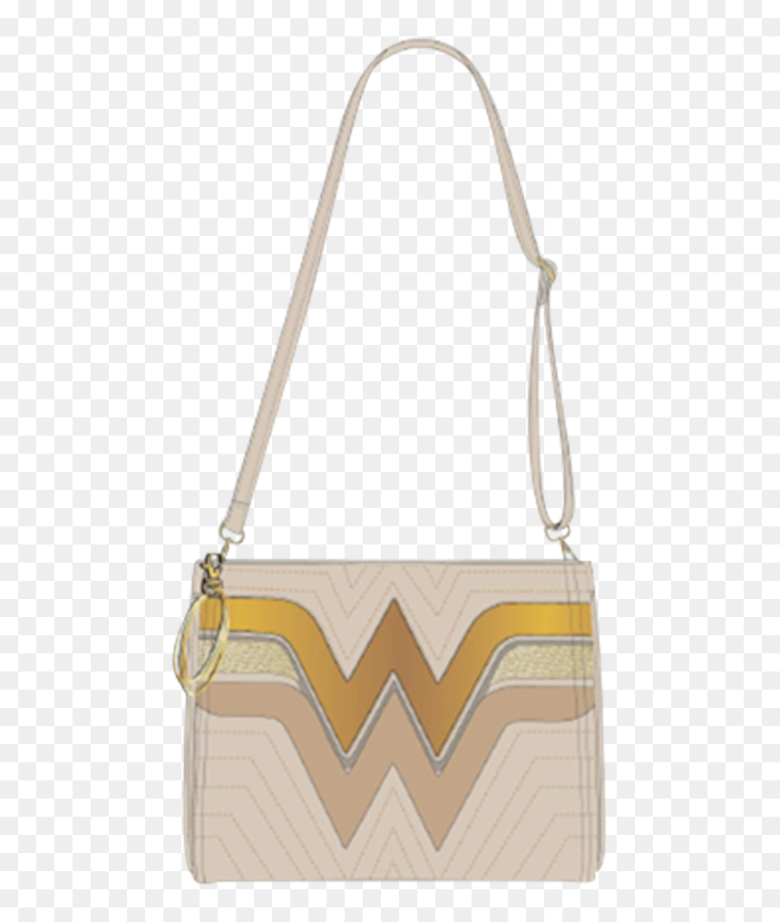 Wonder Woman Gold Cross Body Bag, HD Png Download - bag of gold png