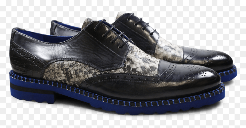 Derby Shoes Henry 13 Snake Crock London Fog Black White - Sneakers, HD Png Download - white fog png