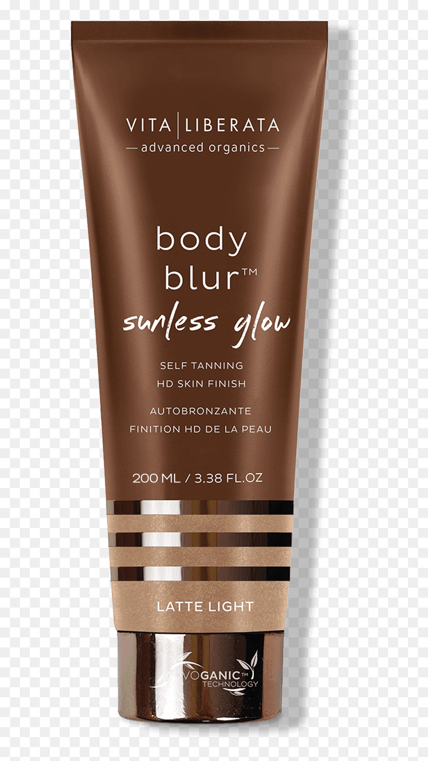 Body Blur Sunless Glow Latte Light - Vita Liberata Body Blur Sunless Glow Latte, HD Png Download - star glow png