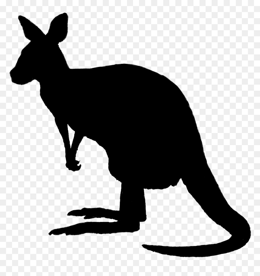 Kangaroo Silhouette Png Image - Kangaroo Silhouette Png, Transparent Png - golf silhouette png