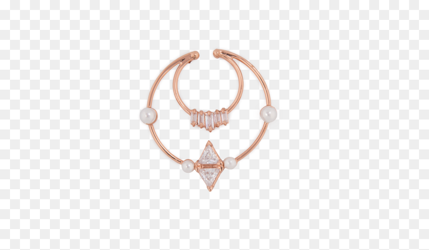 Crystal Mogra Nose Ring"
 Class= - Indian Nose Rings Png, Transparent Png - nose stud png