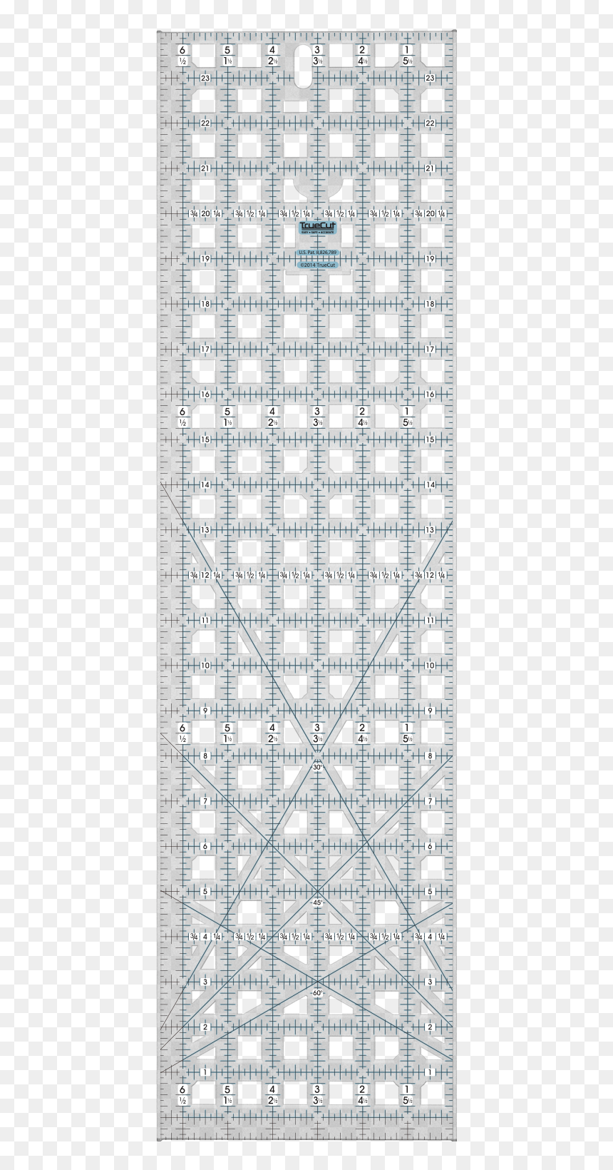 Truecut Ruler 6 5 X 24 5, HD Png Download - rulers png