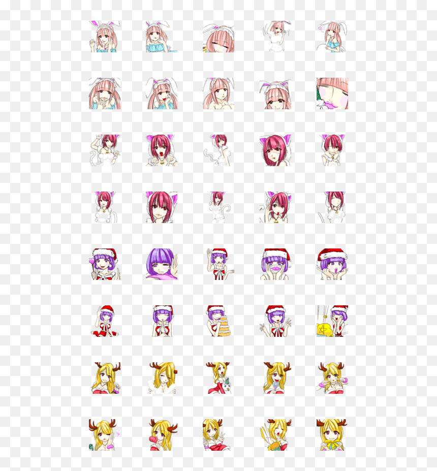 Emoticon, HD Png Download - christmas girls png