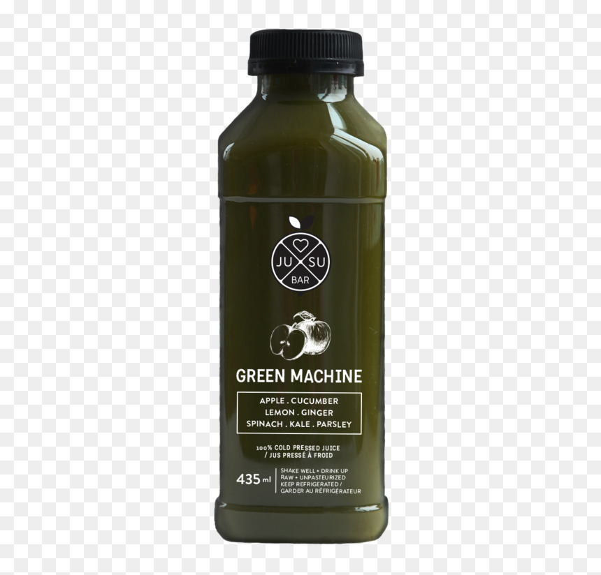 Jusu Bar Green Machine2 - Glass Bottle, HD Png Download - green bar png
