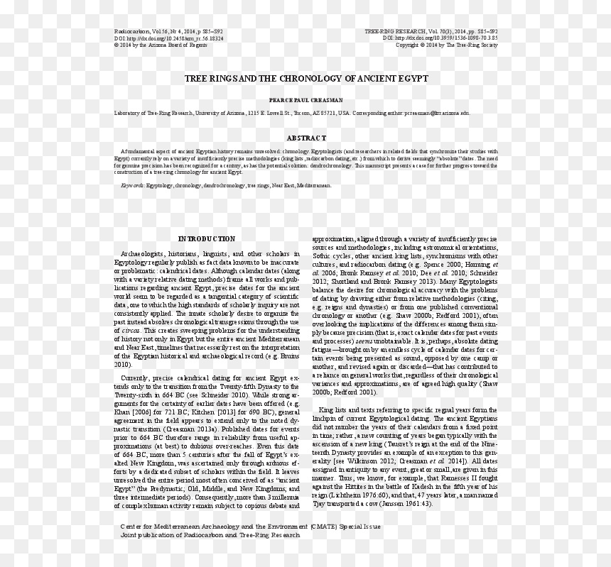 Dee M W Radiocarbon Ancient Egypt, HD Png Download - tree rings png