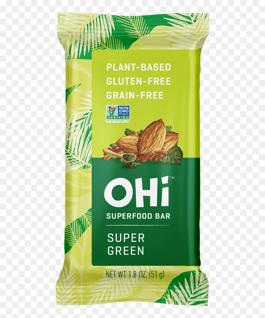 Ohi Superfood Bar, HD Png Download - green bar png