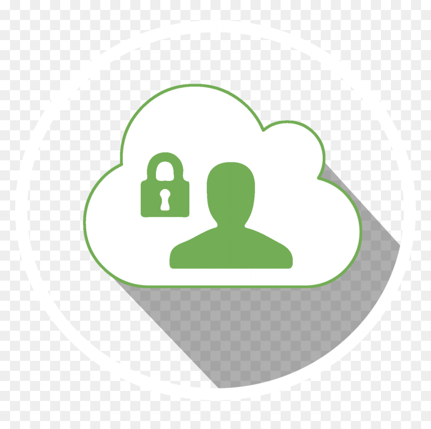Transparent Cloud Illustration Png - Circle, Png Download - cloud illustration png