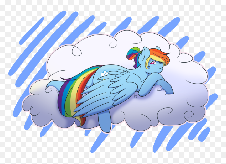 Liefsong, Cloud, Rainbow Dash, Safe, Simple Background, - Cartoon, HD Png Download - cloud illustration png