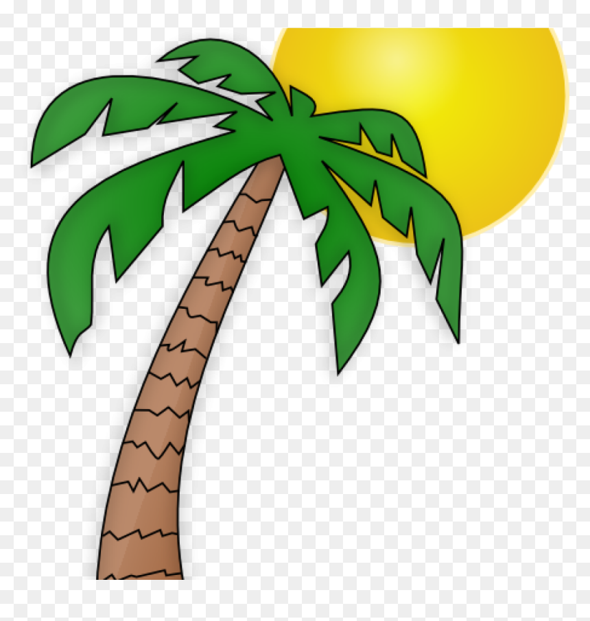 Transparent Palm Trees Clip Art - Karibik Clipart, HD Png Download - palm tree png clipart