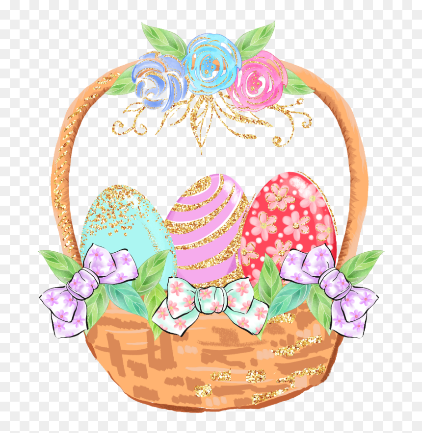 #pascuas #huevos #eggs #flores #flowers - Illustration, HD Png Download - huevos png