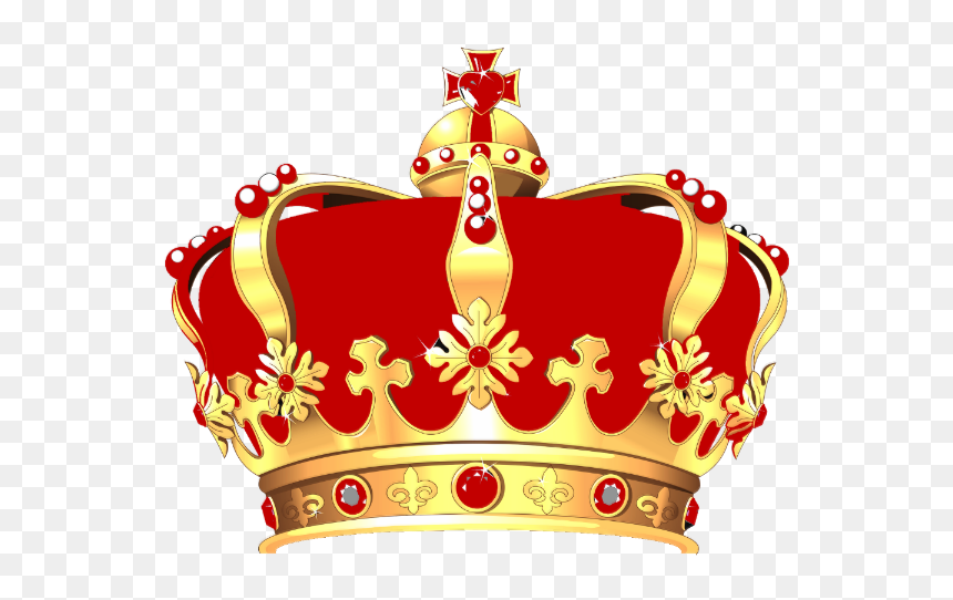 Gold And Blue Crowns, HD Png Download - red crown png