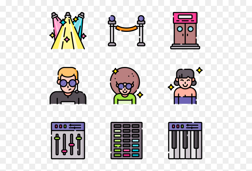 Icon, HD Png Download - nightclub png
