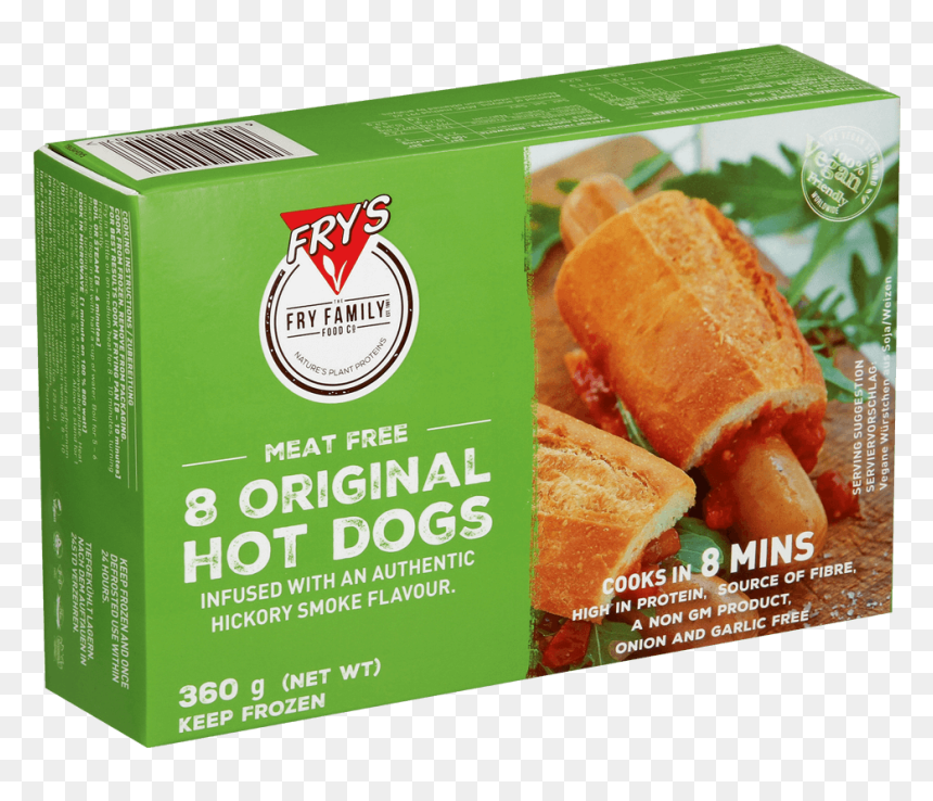 Frys Original Hot Dogs, HD Png Download - hot dog.png