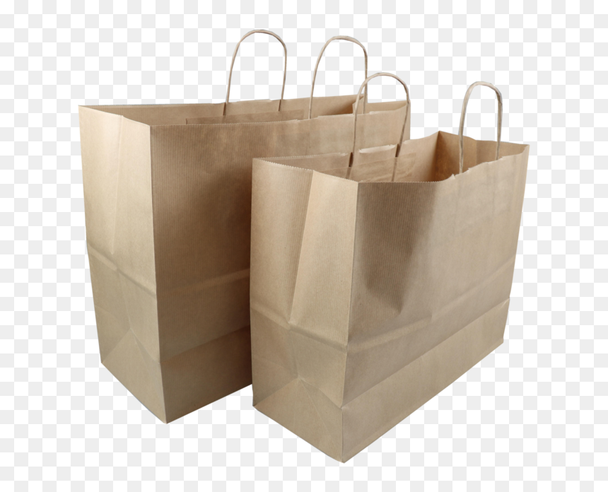 Bag, Kraft Paper, 45x 17x33cm, Paper Carrier Bag, Brown, HD Png Download - kraft paper png