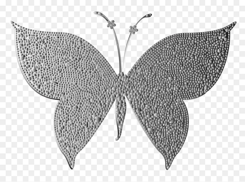 Transparent White Butterfly Png - Gold Butterfly Png Logo, Png Download - black and white butterfly png