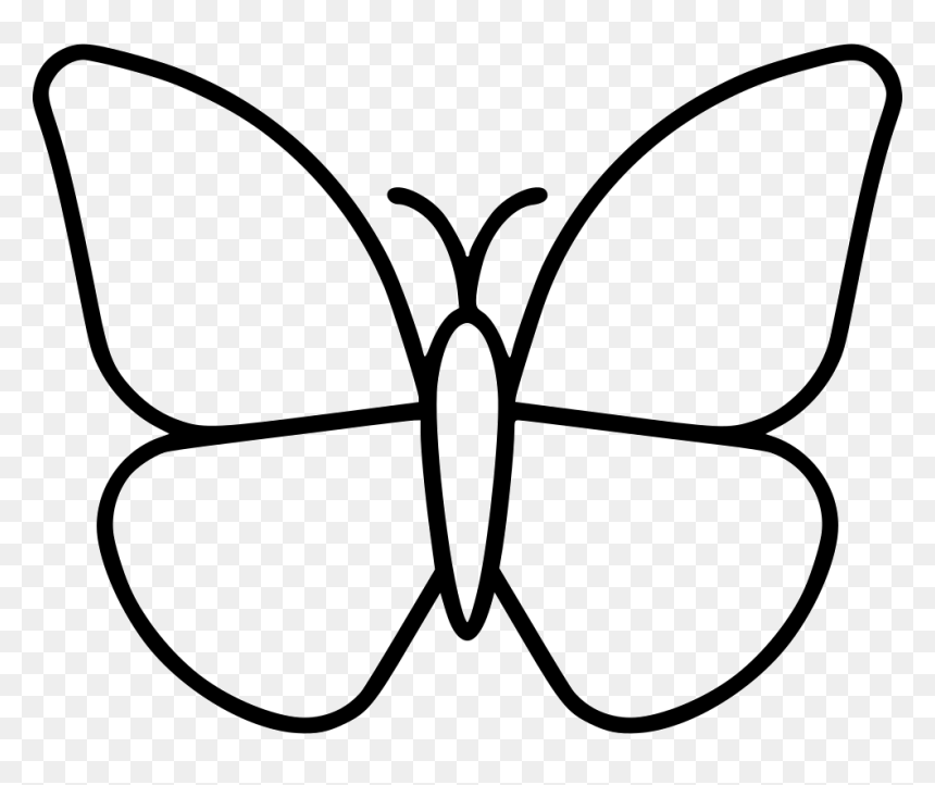 Brush-footed Butterfly, HD Png Download - black and white butterfly png