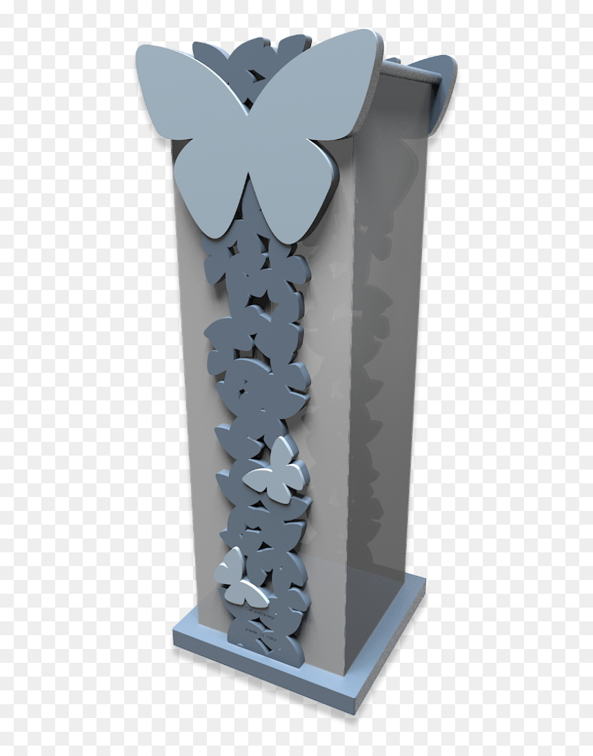 Picture Of Callea Design Mid Blue Umbrella Rack - Portaombrelli Legno Design, HD Png Download - blue umbrella png