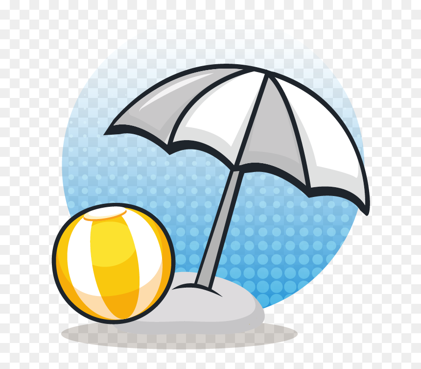 Paid Time Off Clip Art, HD Png Download - blue umbrella png