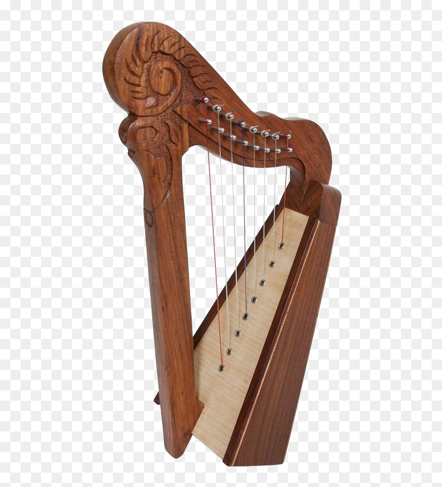 Harp Png File - Parisian Harp, Transparent Png - irish harp png