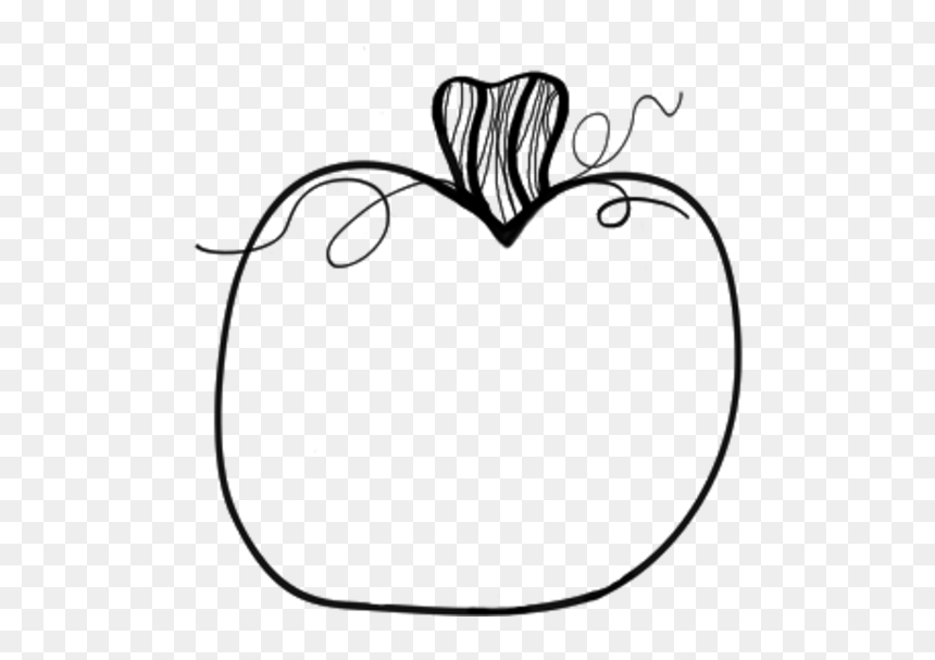 Outline Pumpkin Clipart, HD Png Download - pumpkin face png