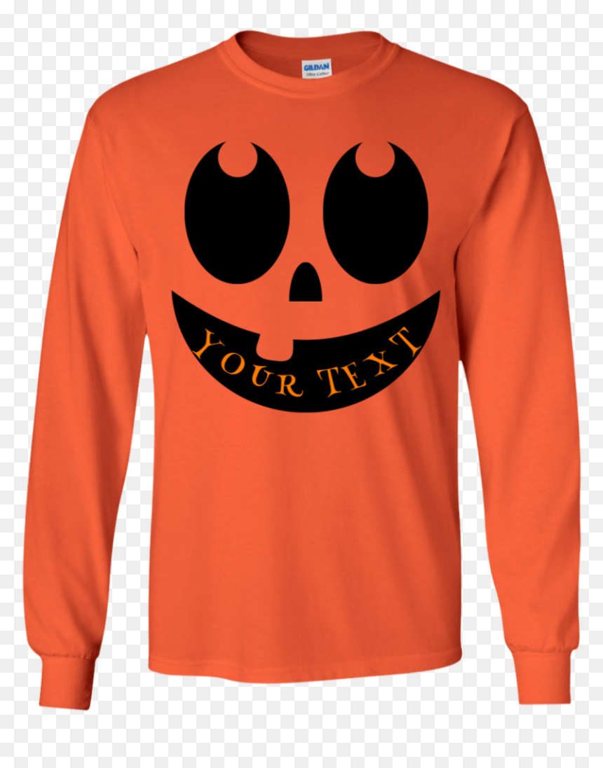 Halloween Pumpkin Face Funny Youth Youth Crewneck Sweatshirt - Halloween Shirt Png, Transparent Png - pumpkin face png