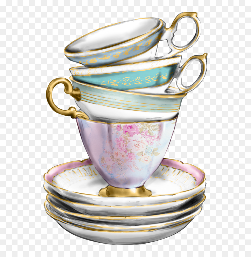 Alice In Wonderland Flamingo Png, Transparent Png - taza png