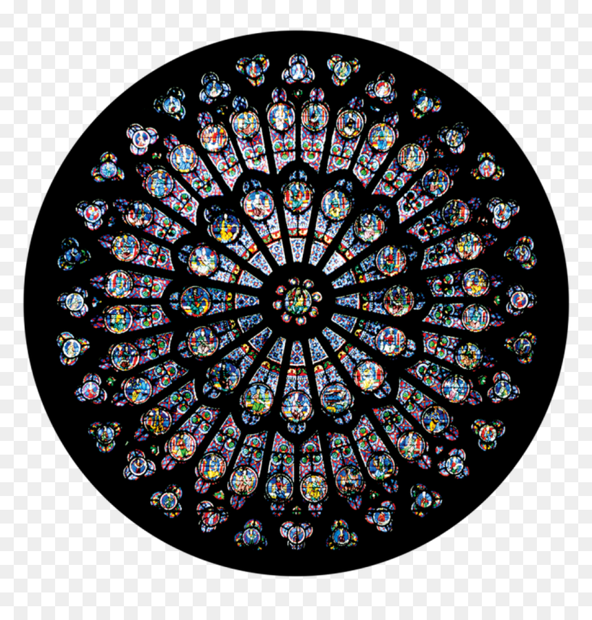 Apollo Cathedral Glass - Notre Dame Cathedral, HD Png Download - stained glass window png